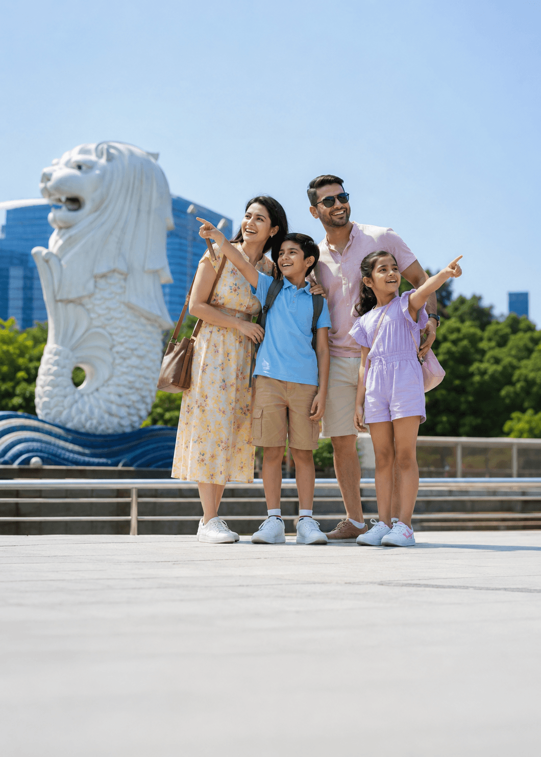 The Mehta Family — Singapore trip